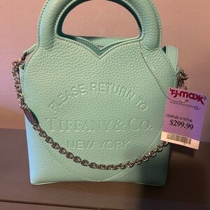 Tiffany & Co. Aqua Mini Bag with Chain